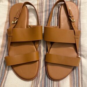 Cole Haan Brown Leather Sandals